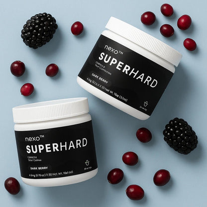 SUPERHARD | Suplemento NEXO de alto desempeño para bienestar y equilibrio corporal | NEXO high - performance supplement for wellness and balance