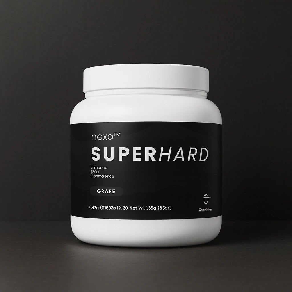 SUPERHARD | Suplemento NEXO de alto desempeño para bienestar y equilibrio corporal | NEXO high - performance supplement for wellness and balance